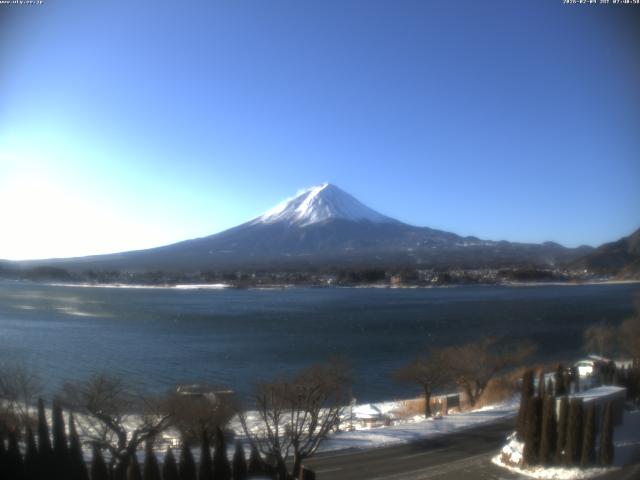 河口湖からの富士山