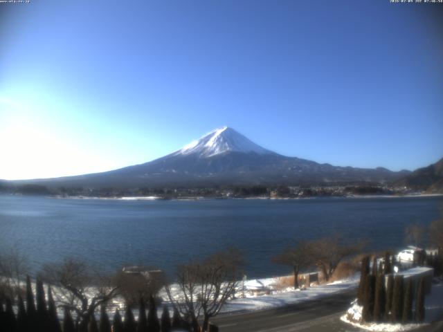 河口湖からの富士山