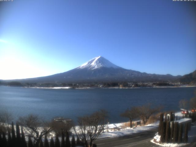 河口湖からの富士山