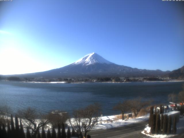 河口湖からの富士山