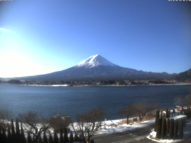 河口湖からの富士山