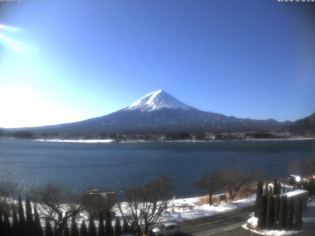河口湖からの富士山