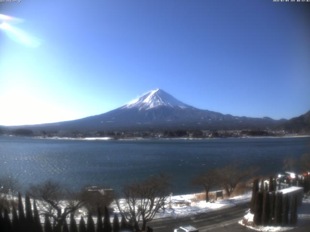 河口湖からの富士山