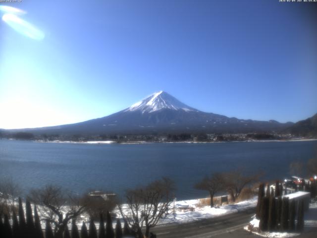 河口湖からの富士山