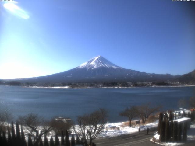 河口湖からの富士山