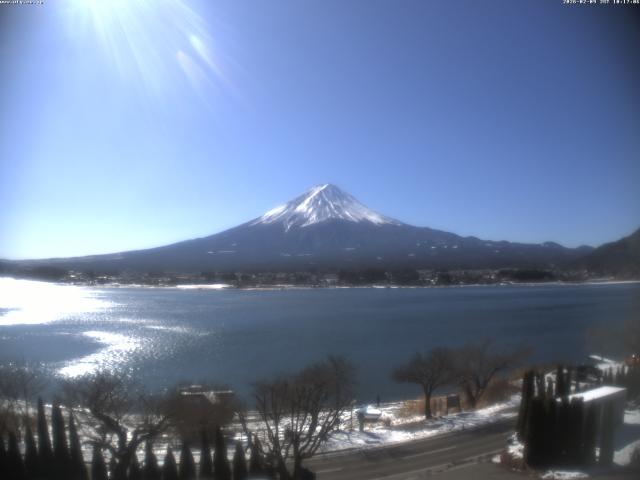 河口湖からの富士山