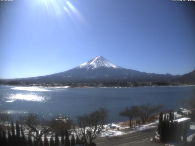 河口湖からの富士山