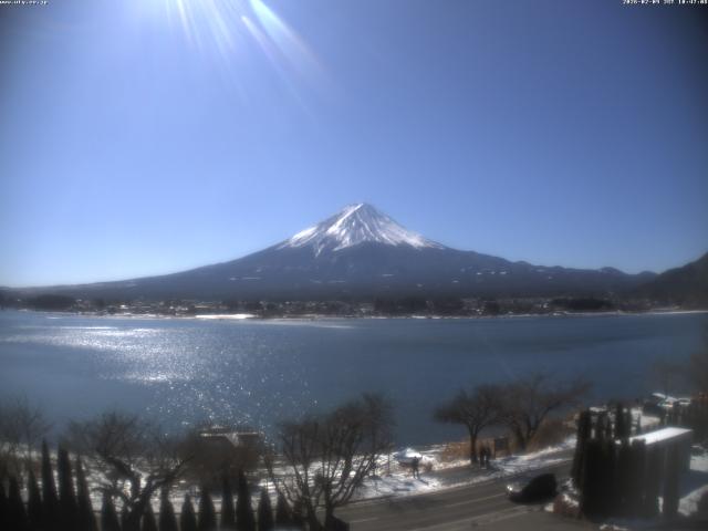 河口湖からの富士山