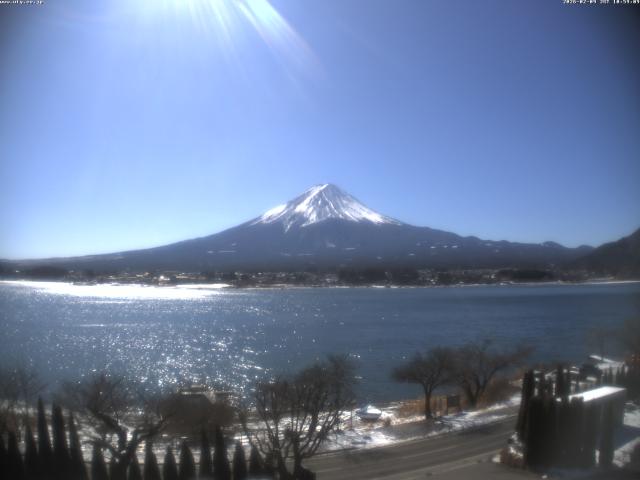 河口湖からの富士山