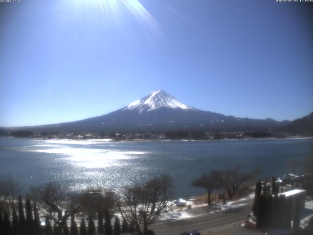 河口湖からの富士山