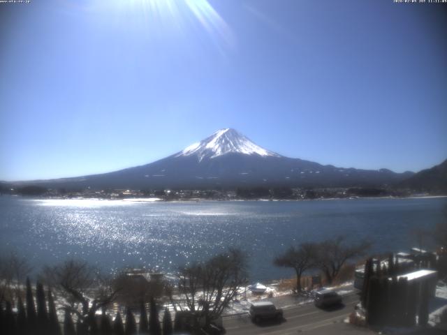 河口湖からの富士山