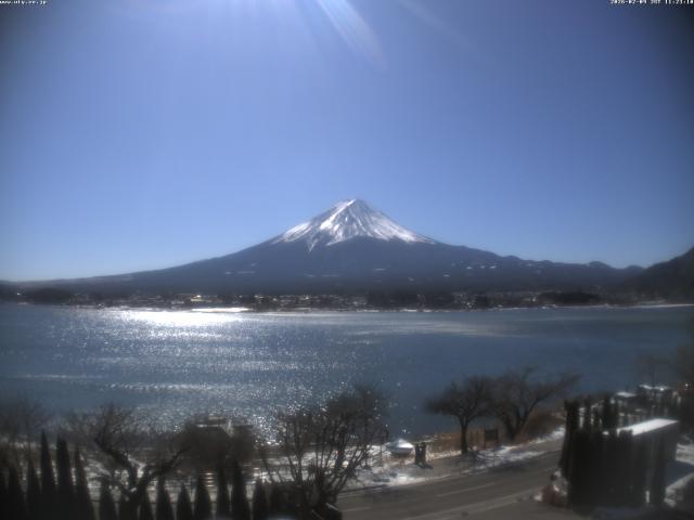 河口湖からの富士山