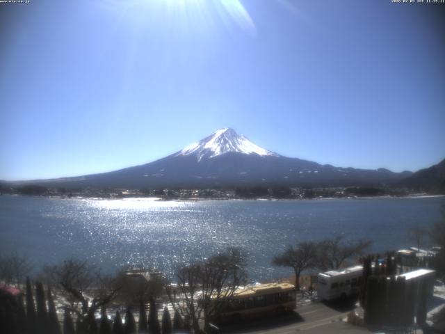 河口湖からの富士山