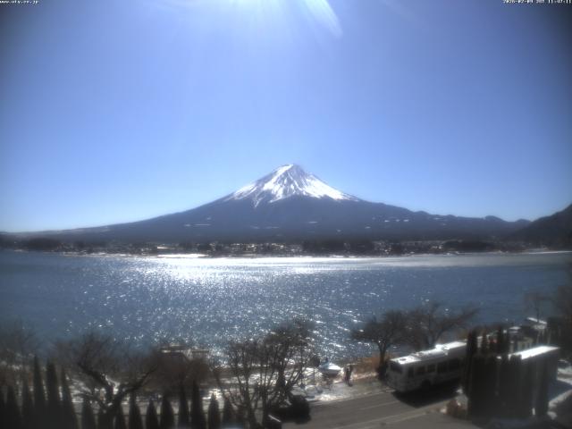 河口湖からの富士山