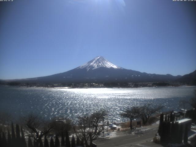 河口湖からの富士山