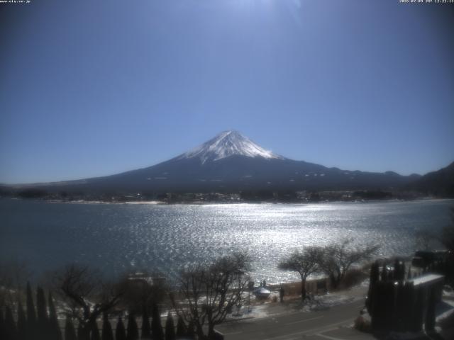 河口湖からの富士山