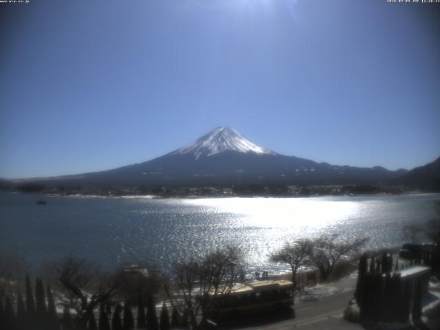 河口湖からの富士山