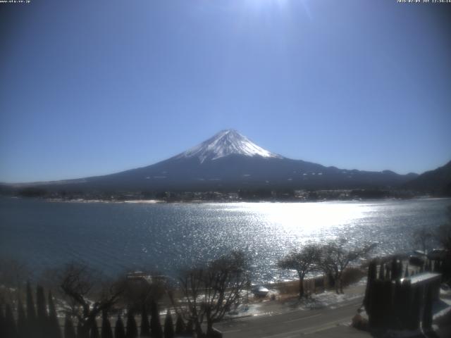 河口湖からの富士山