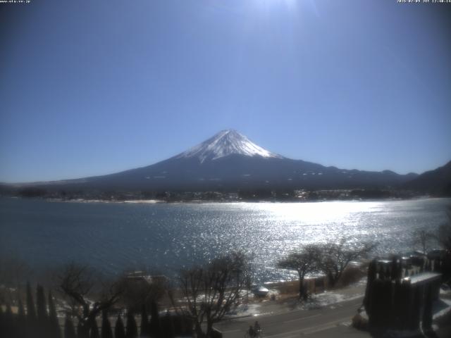河口湖からの富士山