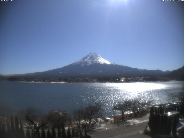 河口湖からの富士山
