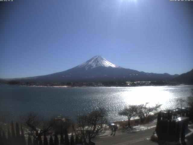 河口湖からの富士山