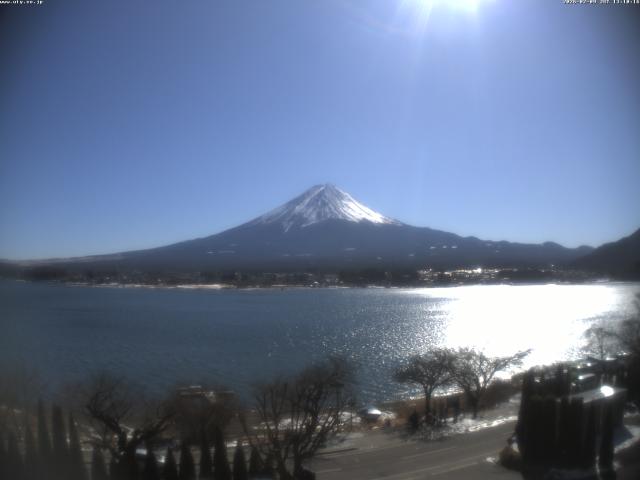 河口湖からの富士山
