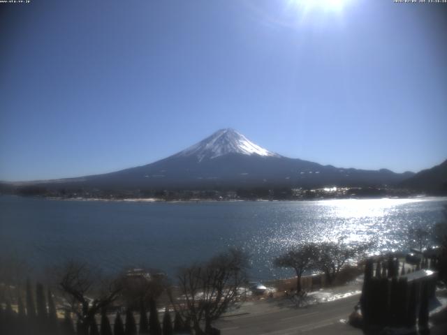 河口湖からの富士山