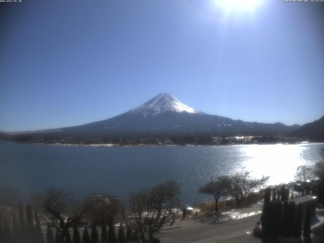 河口湖からの富士山