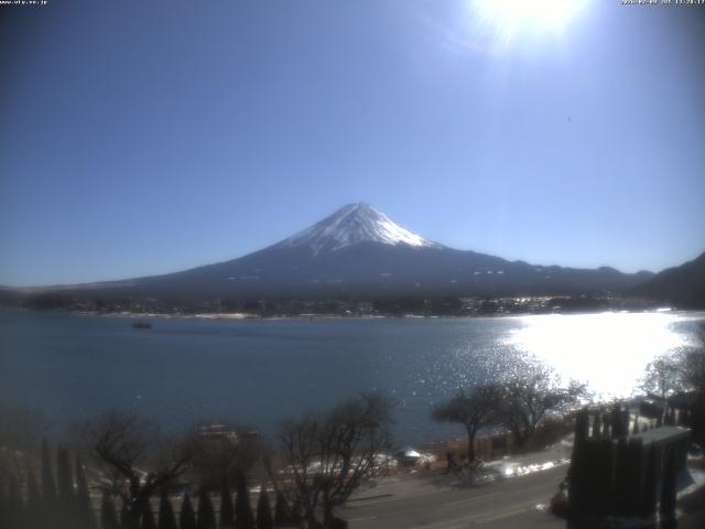 河口湖からの富士山