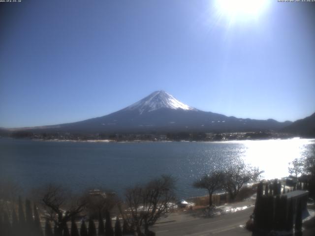 河口湖からの富士山