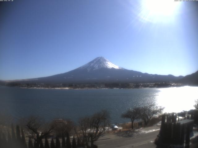 河口湖からの富士山