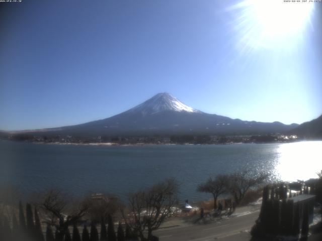 河口湖からの富士山