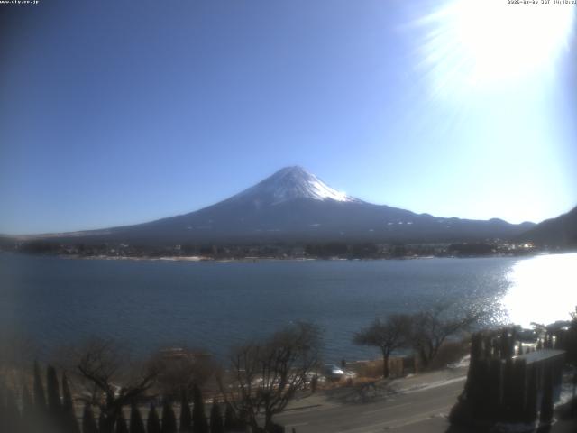 河口湖からの富士山