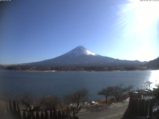 河口湖からの富士山