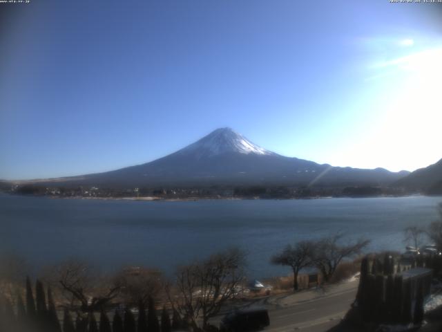 河口湖からの富士山