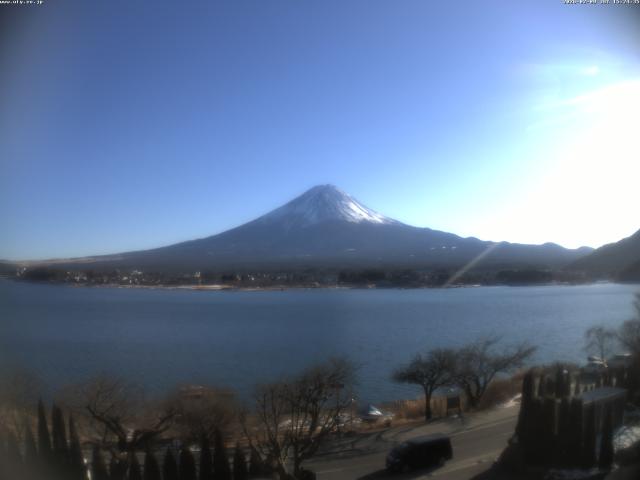 河口湖からの富士山
