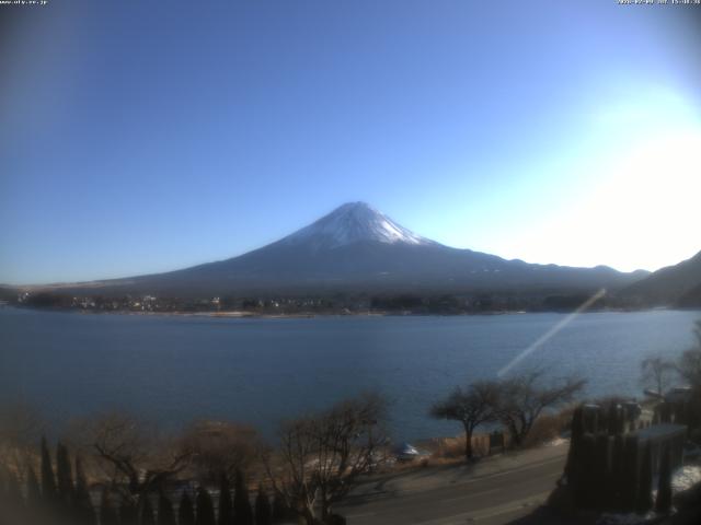 河口湖からの富士山