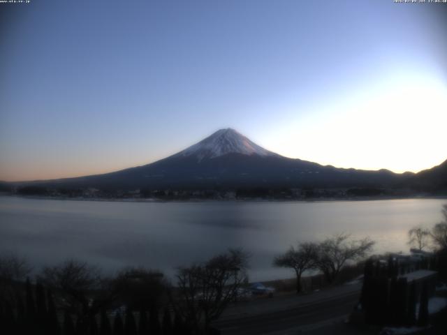 河口湖からの富士山