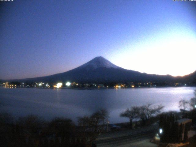 河口湖からの富士山