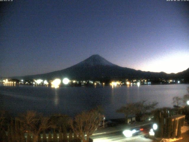 河口湖からの富士山