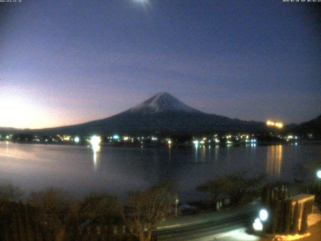 河口湖からの富士山