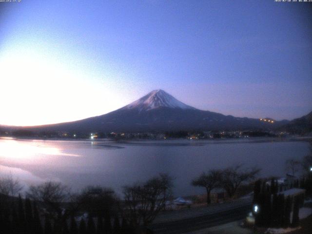 河口湖からの富士山