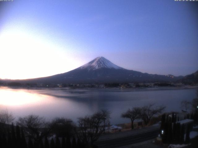 河口湖からの富士山