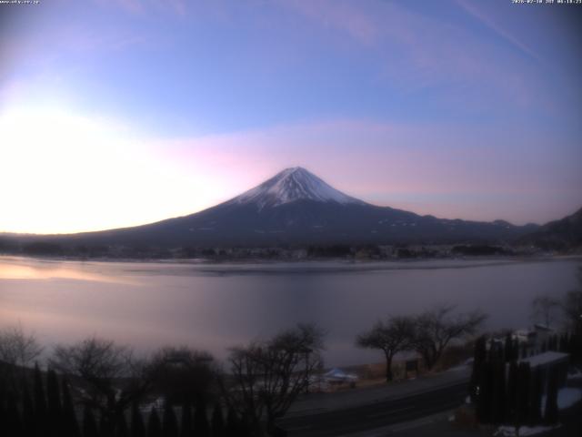河口湖からの富士山