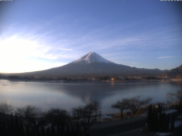 河口湖からの富士山