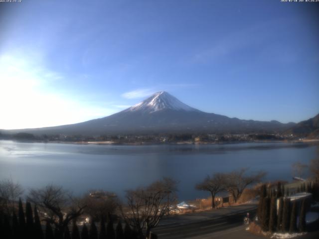 河口湖からの富士山