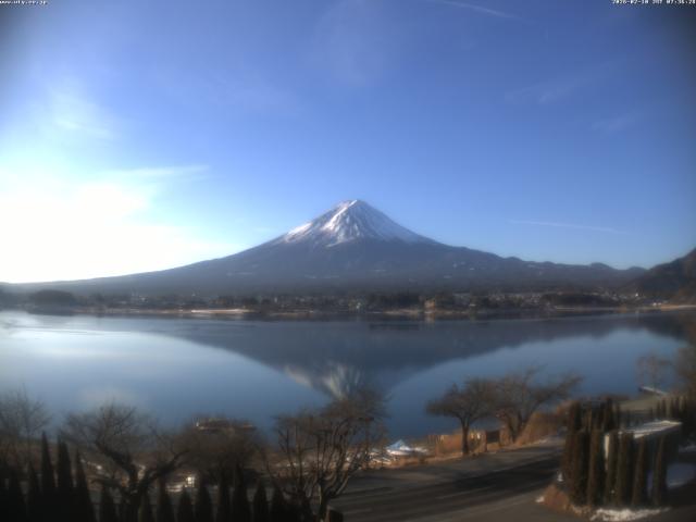 河口湖からの富士山