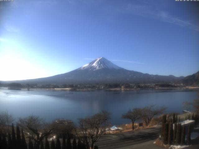 河口湖からの富士山