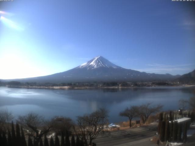 河口湖からの富士山