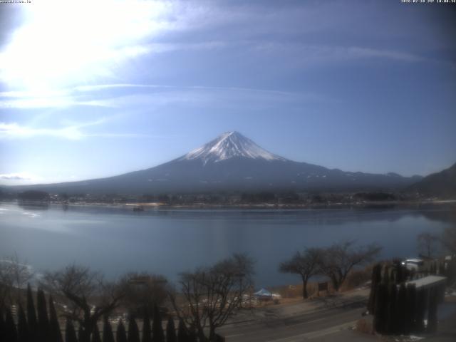 河口湖からの富士山